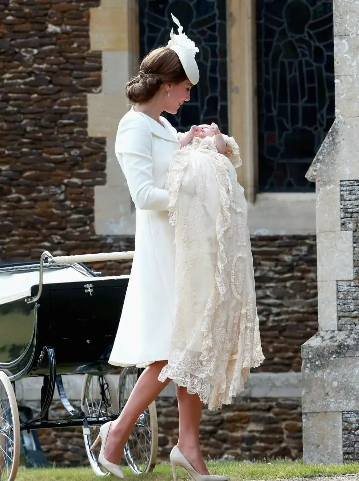 Duchess of Cambridge at Princess Charlotte's Christening (2)