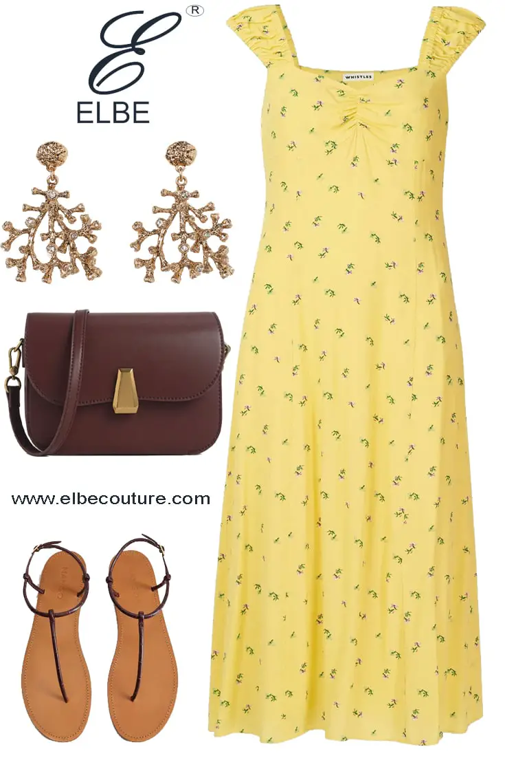 Yellow outfit idea for the summer