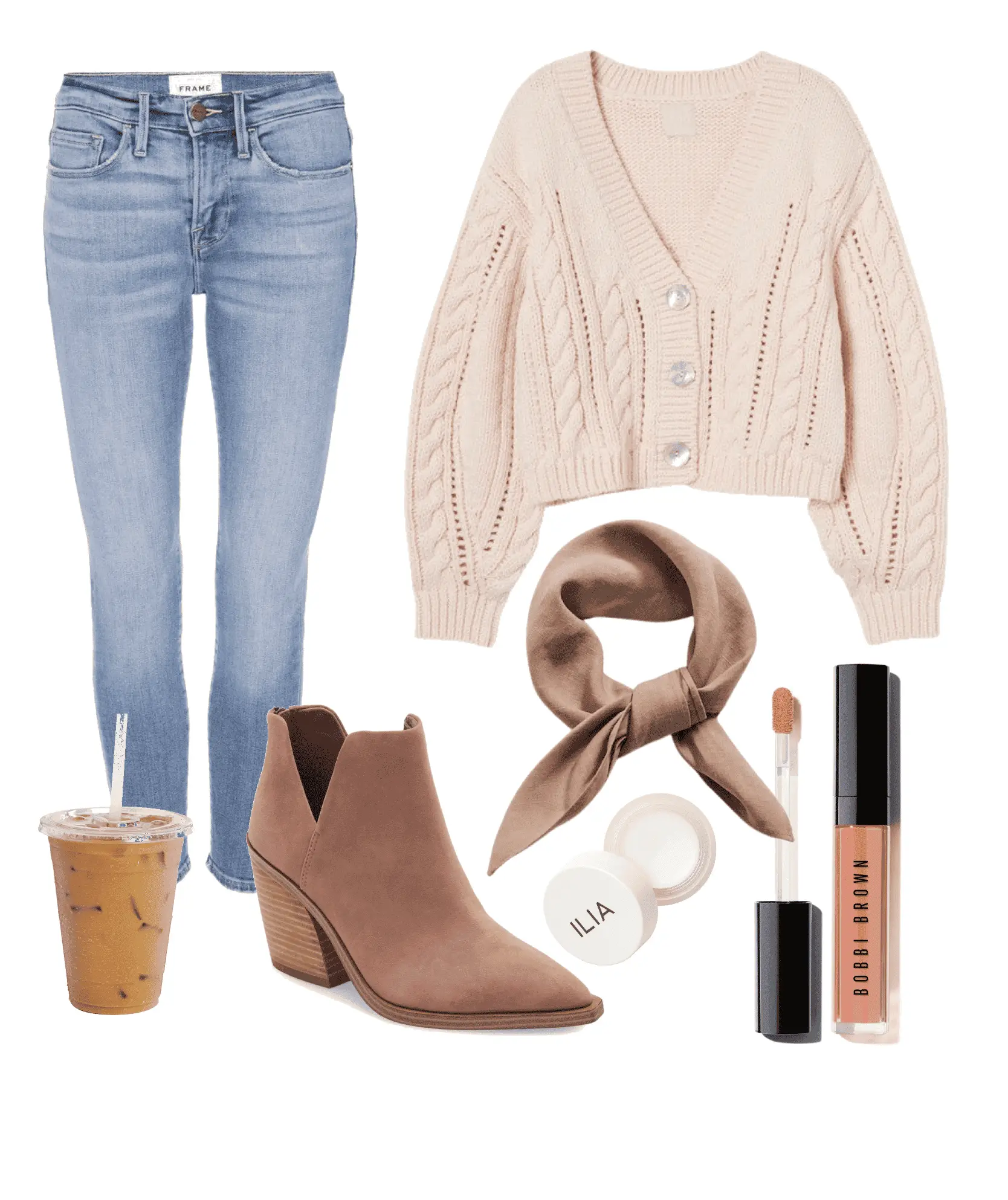 Blush Pink Fall Outfit of the Day